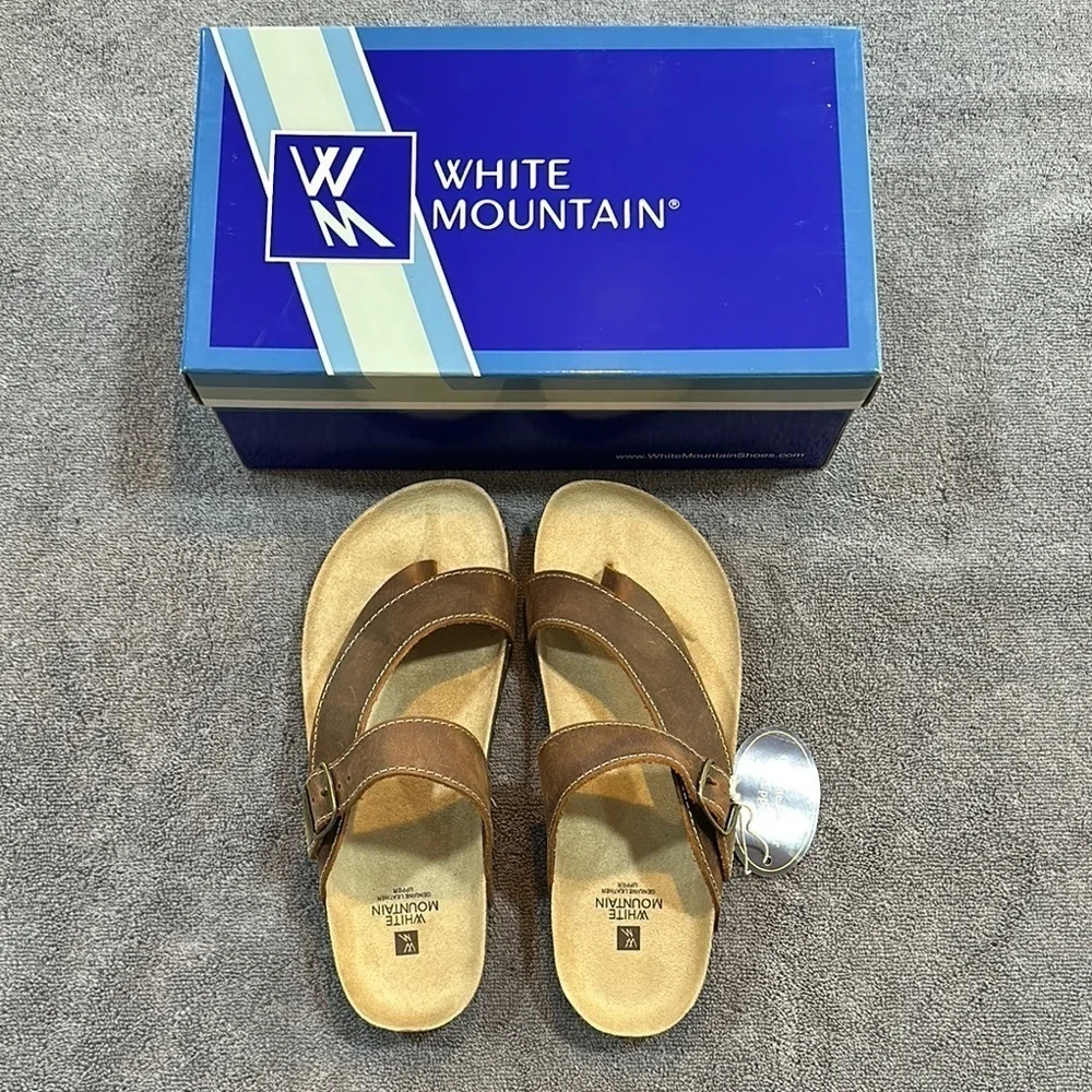 White Mountain Carly Footbed Sandal - Size 9